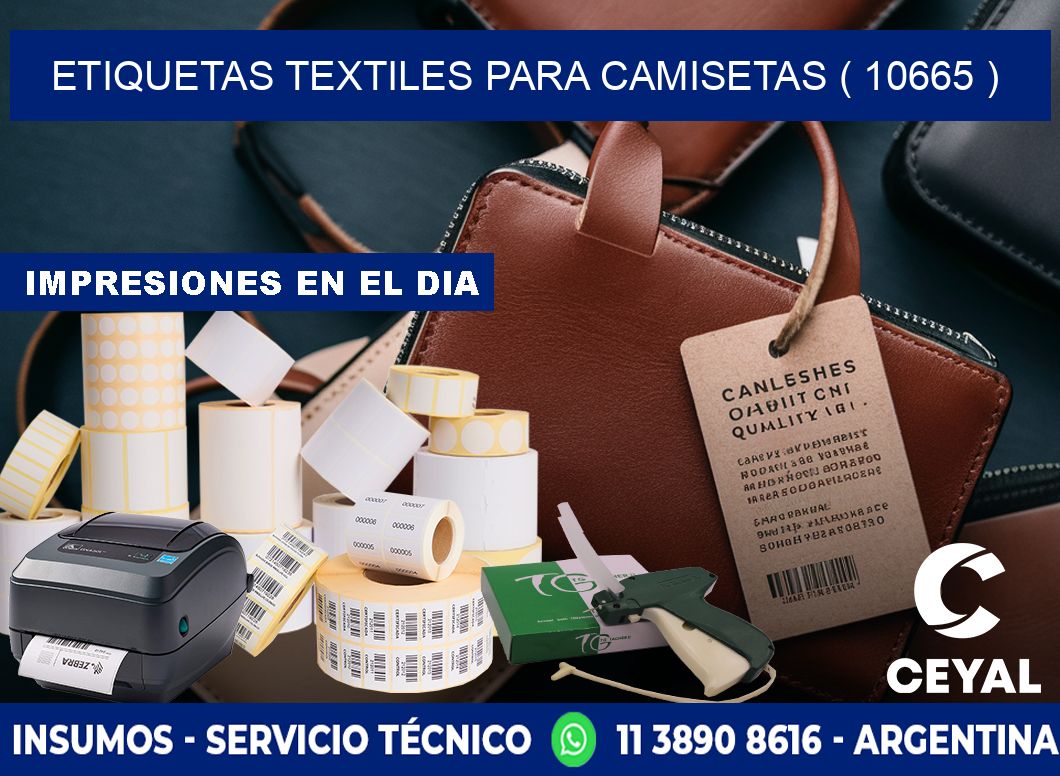 ETIQUETAS TEXTILES PARA CAMISETAS ( 10665 )