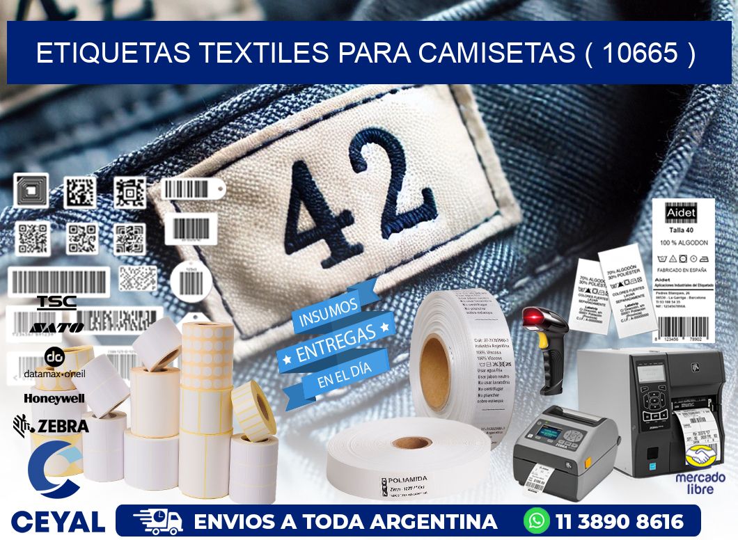 ETIQUETAS TEXTILES PARA CAMISETAS ( 10665 )