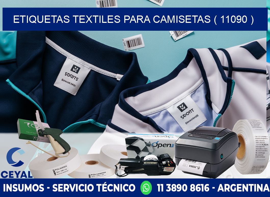 ETIQUETAS TEXTILES PARA CAMISETAS ( 11090 )