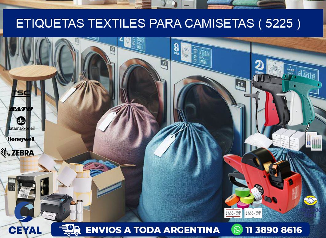 ETIQUETAS TEXTILES PARA CAMISETAS ( 5225 )
