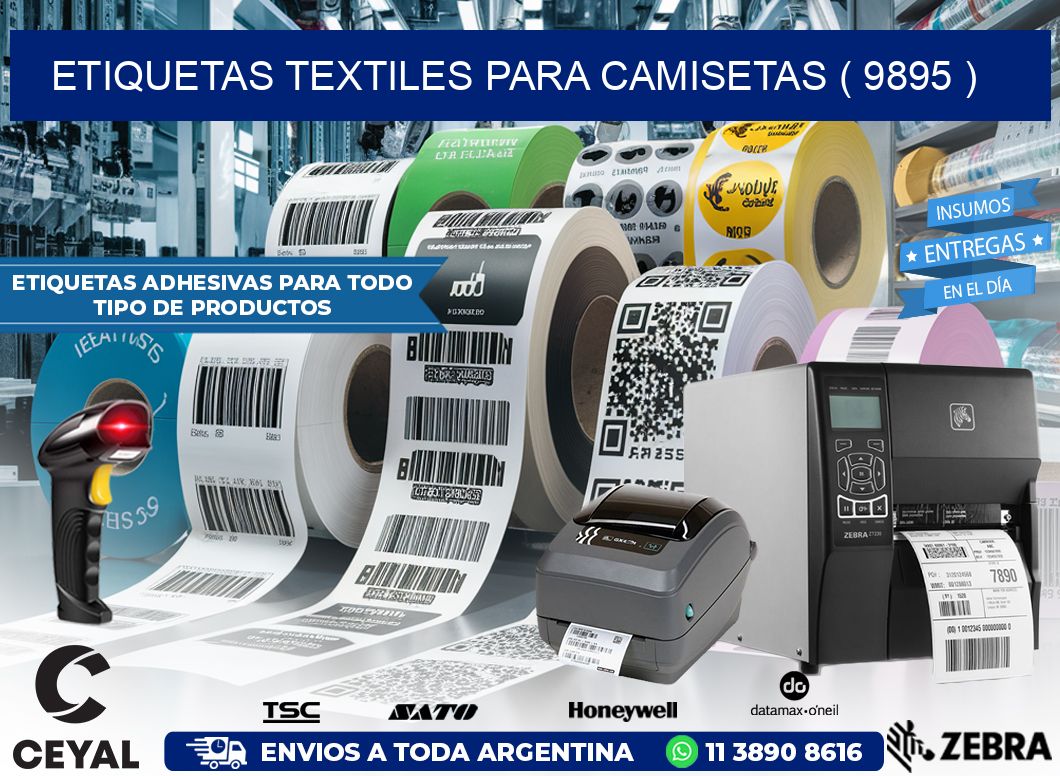 ETIQUETAS TEXTILES PARA CAMISETAS ( 9895 )