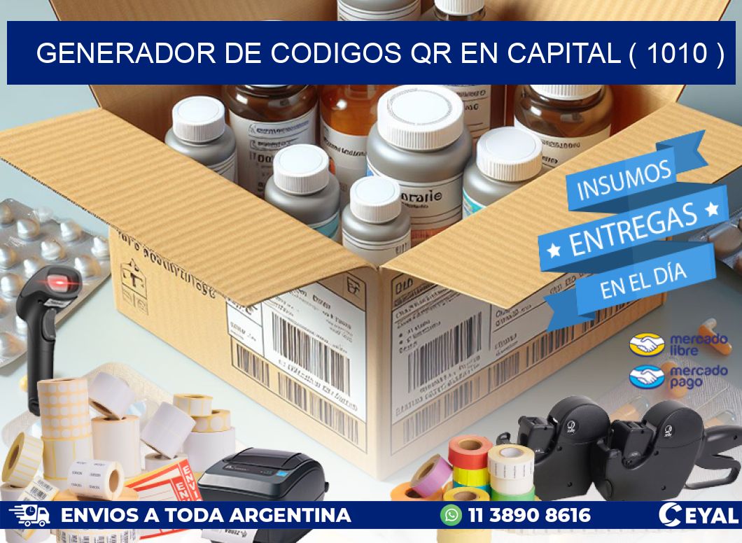 GENERADOR DE CODIGOS QR EN CAPITAL ( 1010 )