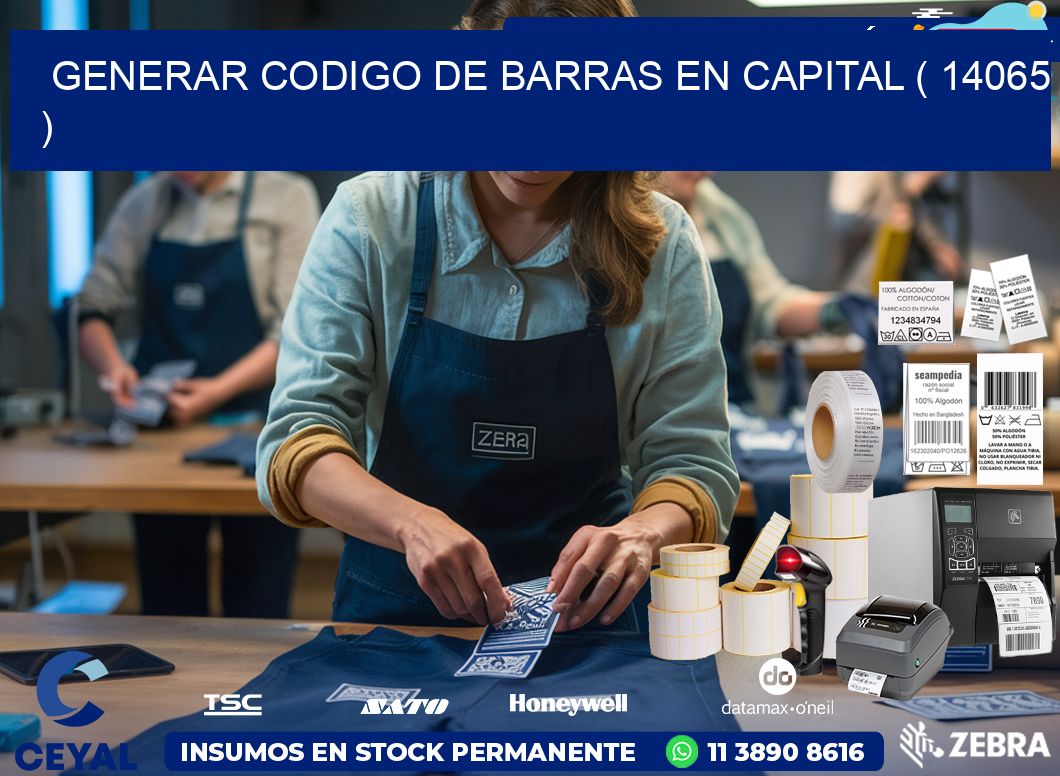 GENERAR CODIGO DE BARRAS EN CAPITAL ( 14065 )