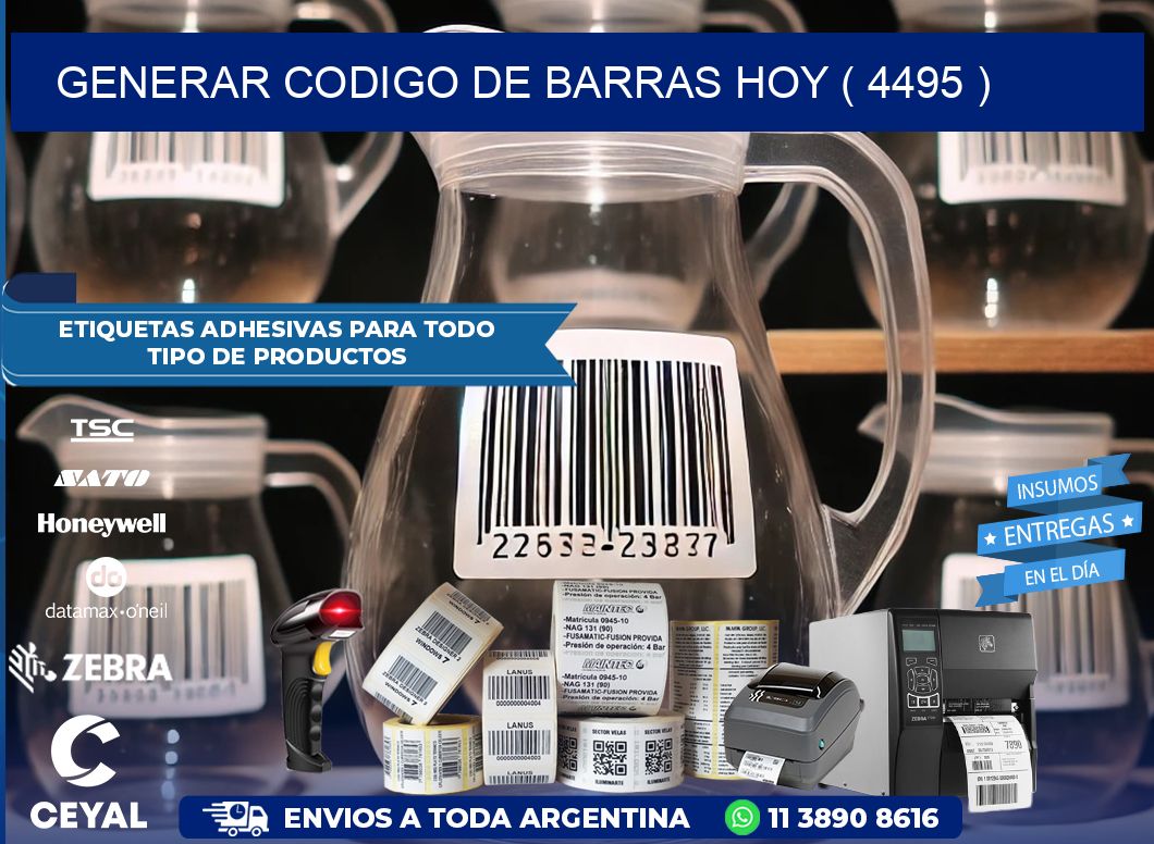 GENERAR CODIGO DE BARRAS HOY ( 4495 )