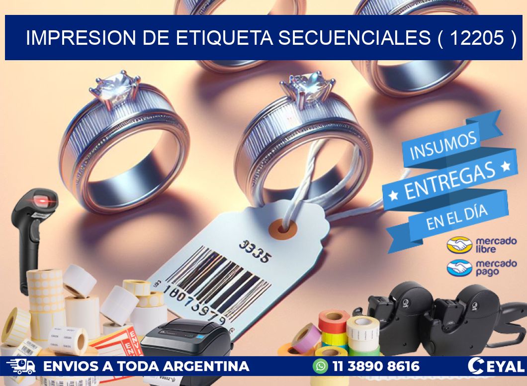 IMPRESION DE ETIQUETA SECUENCIALES ( 12205 )