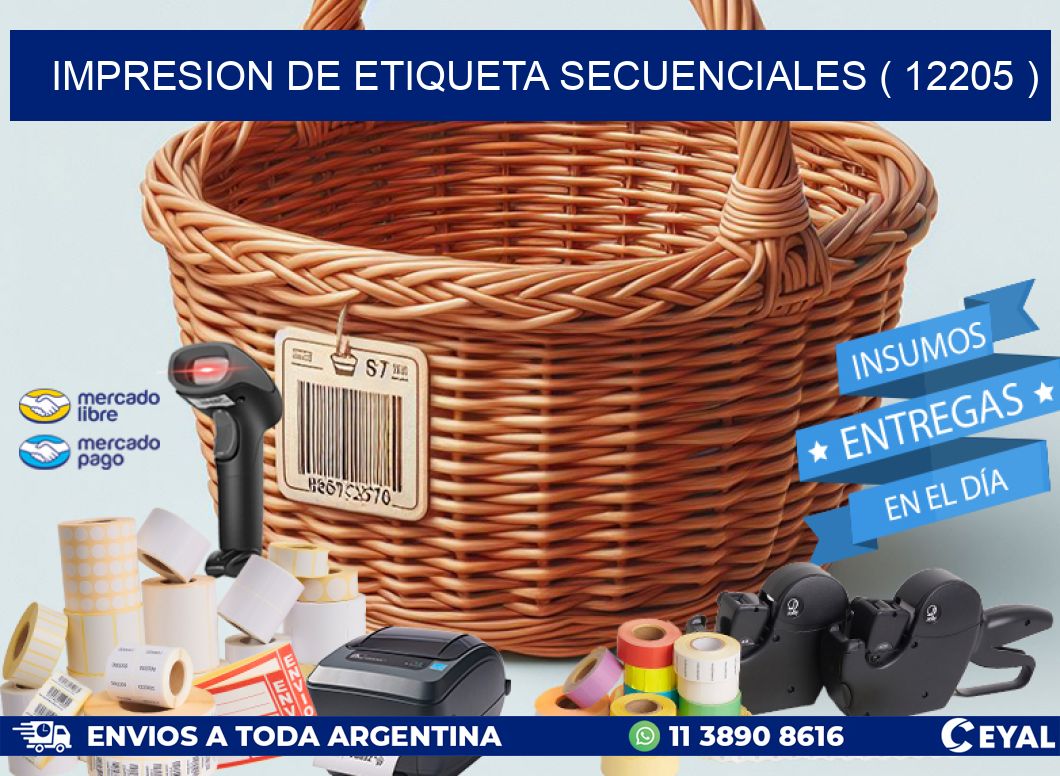 IMPRESION DE ETIQUETA SECUENCIALES ( 12205 )