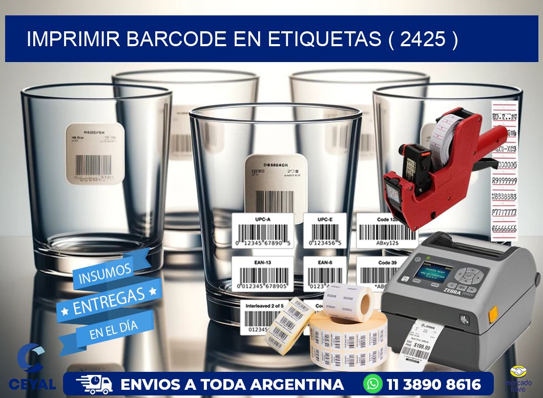 IMPRIMIR BARCODE EN ETIQUETAS ( 2425 )
