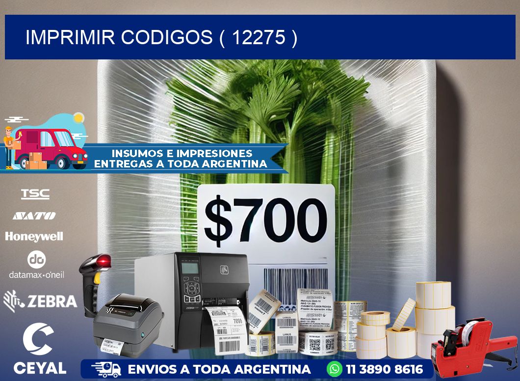 IMPRIMIR CODIGOS ( 12275 )