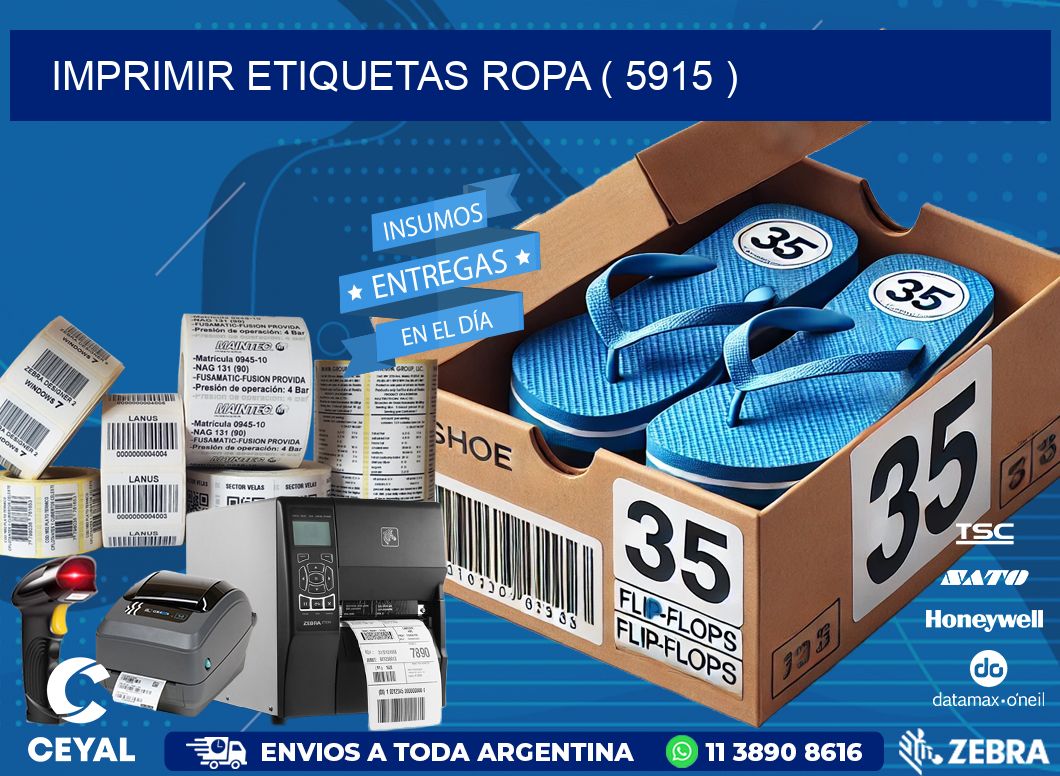 IMPRIMIR ETIQUETAS ROPA ( 5915 )