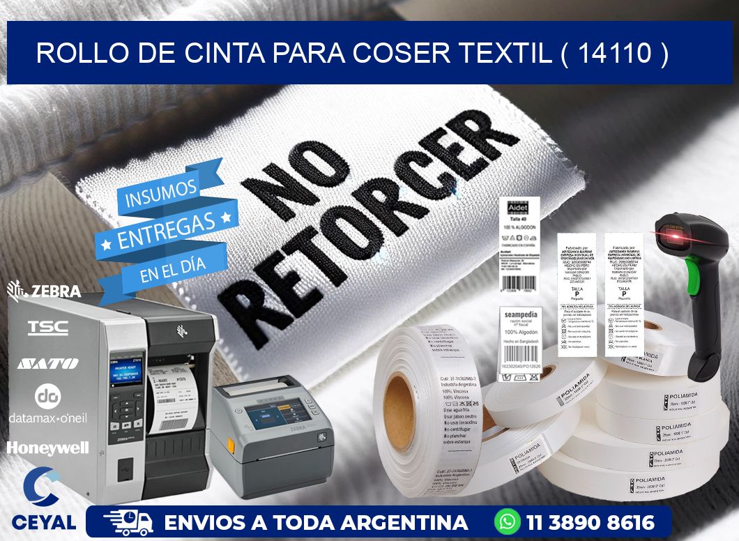 ROLLO DE CINTA PARA COSER TEXTIL ( 14110 )