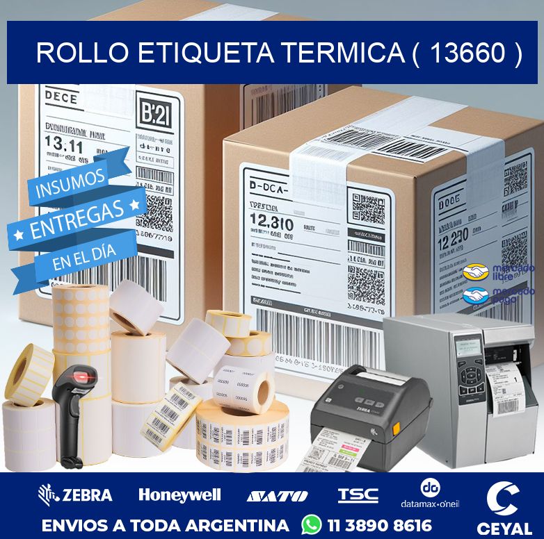 ROLLO ETIQUETA TERMICA ( 13660 )