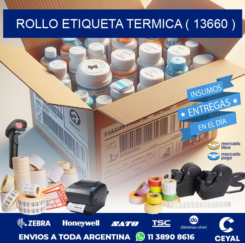 ROLLO ETIQUETA TERMICA ( 13660 )