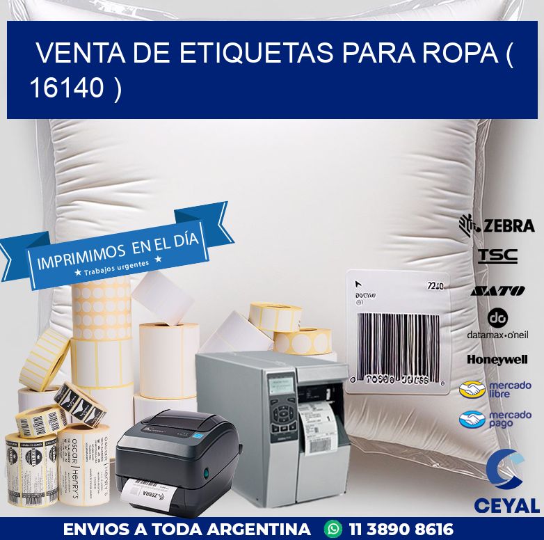 VENTA DE ETIQUETAS PARA ROPA ( 16140 )