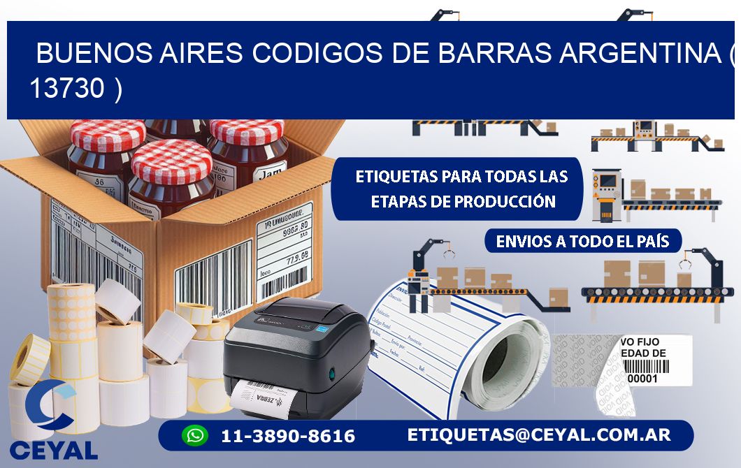 buenos aires codigos de barras argentina ( 13730 )