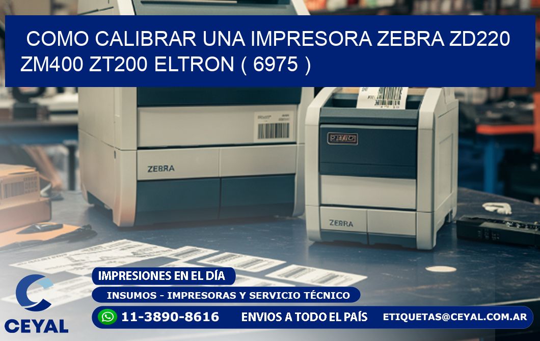 como calibrar una impresora zebra zd220 ZM400 ZT200 ELTRON ( 6975 )