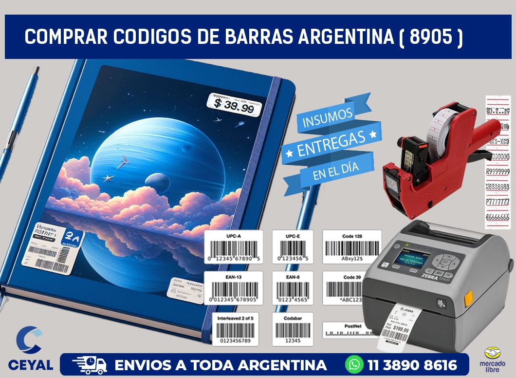 comprar codigos de barras argentina ( 8905 )