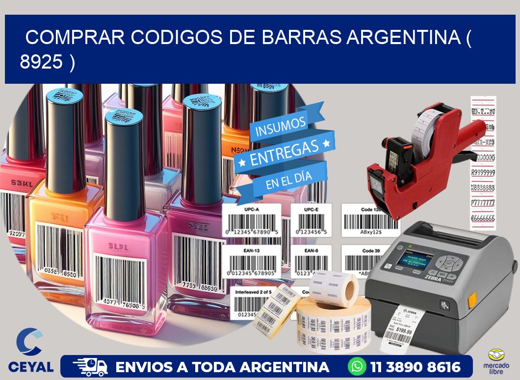 comprar codigos de barras argentina ( 8925 )