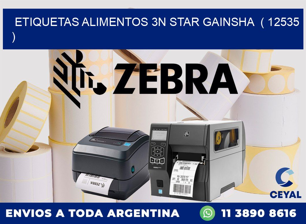 etiquetas alimentos 3n star gainsha  ( 12535 )