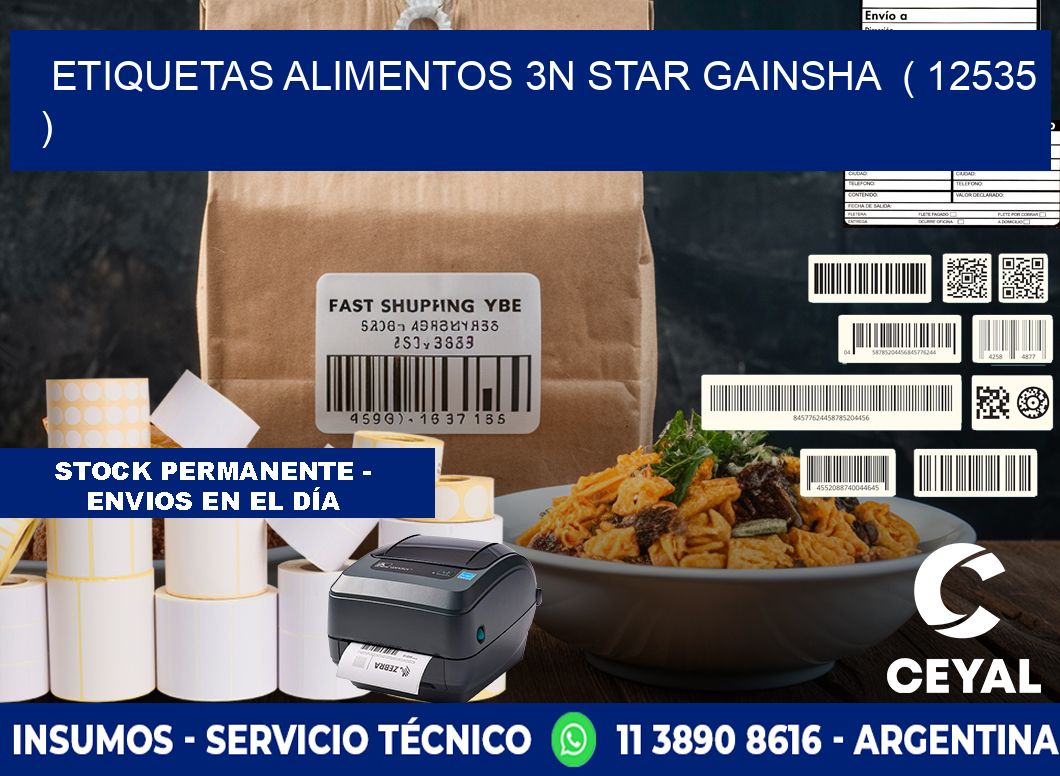etiquetas alimentos 3n star gainsha  ( 12535 )