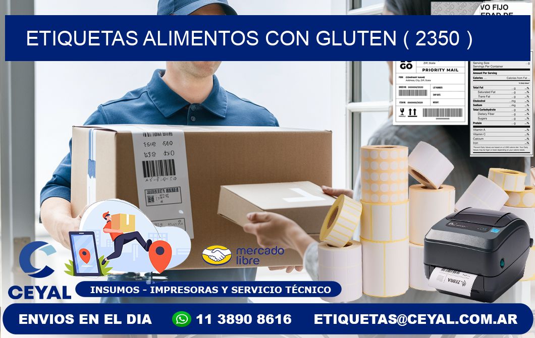 etiquetas alimentos con gluten ( 2350 )