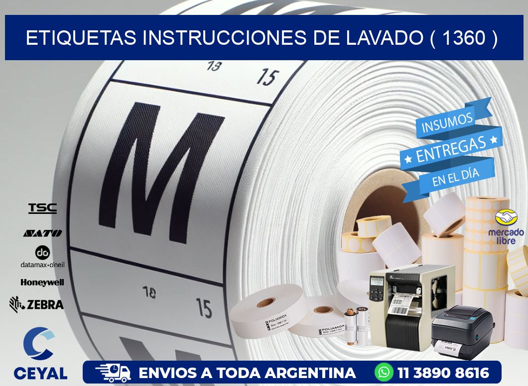 etiquetas instrucciones de lavado ( 1360 )