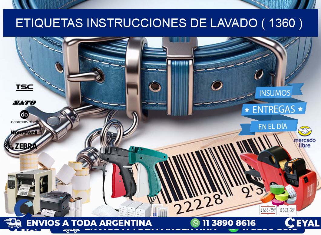 etiquetas instrucciones de lavado ( 1360 )