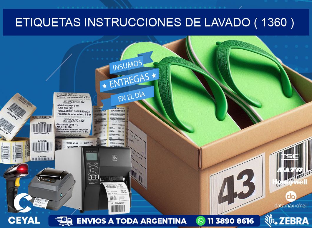 etiquetas instrucciones de lavado ( 1360 )