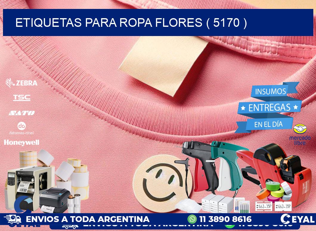 etiquetas para ropa flores ( 5170 )