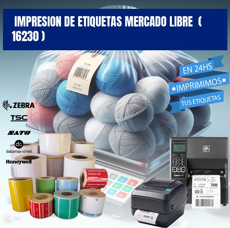 impresion de etiquetas mercado libre  ( 16230 )