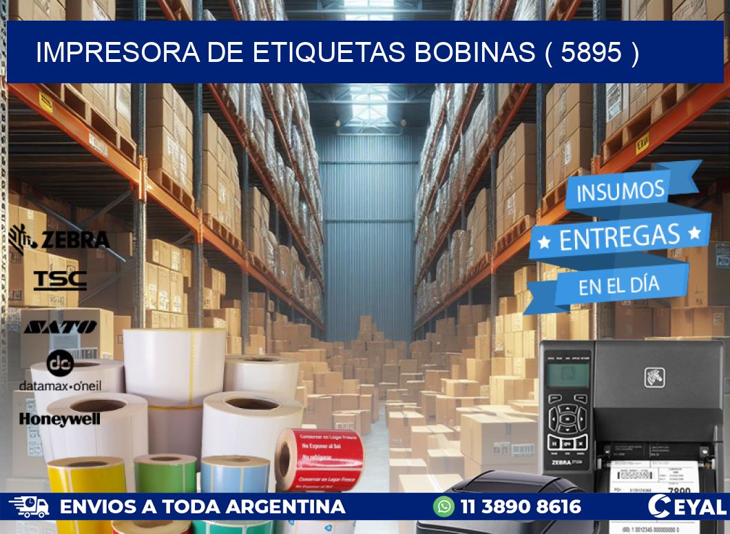 impresora de etiquetas bobinas ( 5895 )