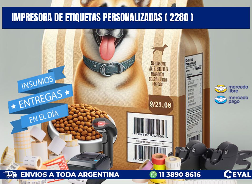 impresora de etiquetas personalizadas ( 2280 )