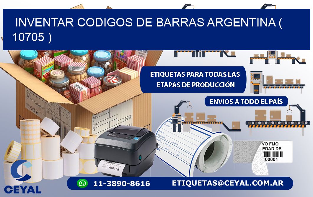 inventar codigos de barras argentina ( 10705 )