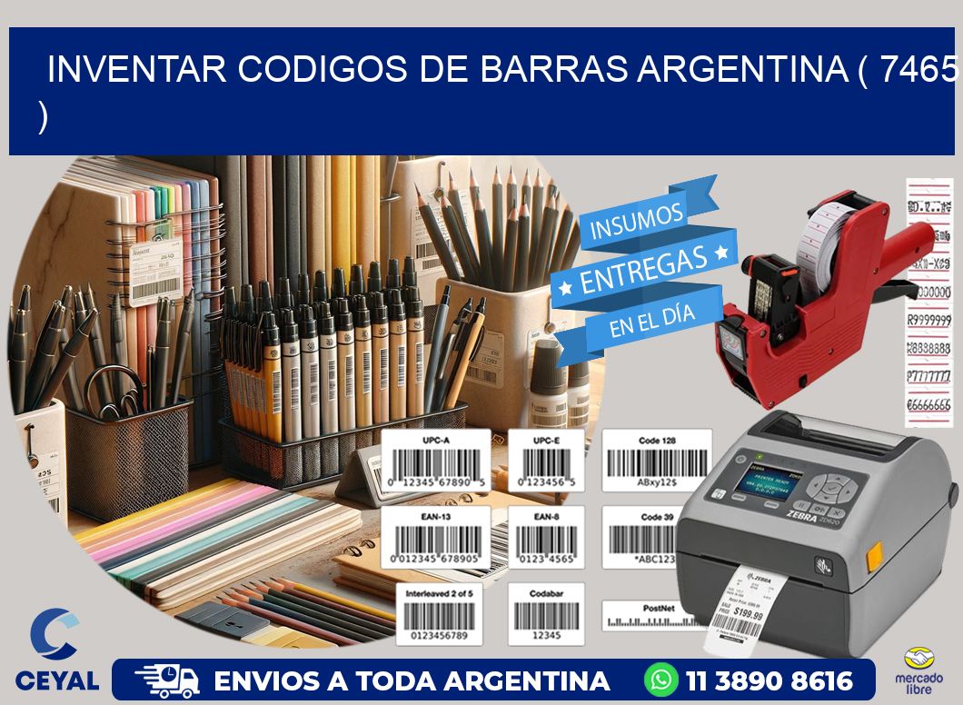 inventar codigos de barras argentina ( 7465 )