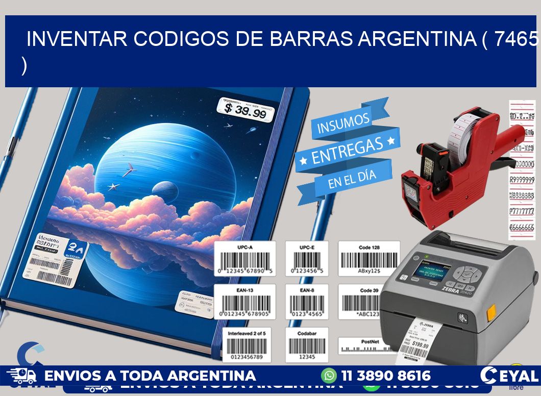 inventar codigos de barras argentina ( 7465 )
