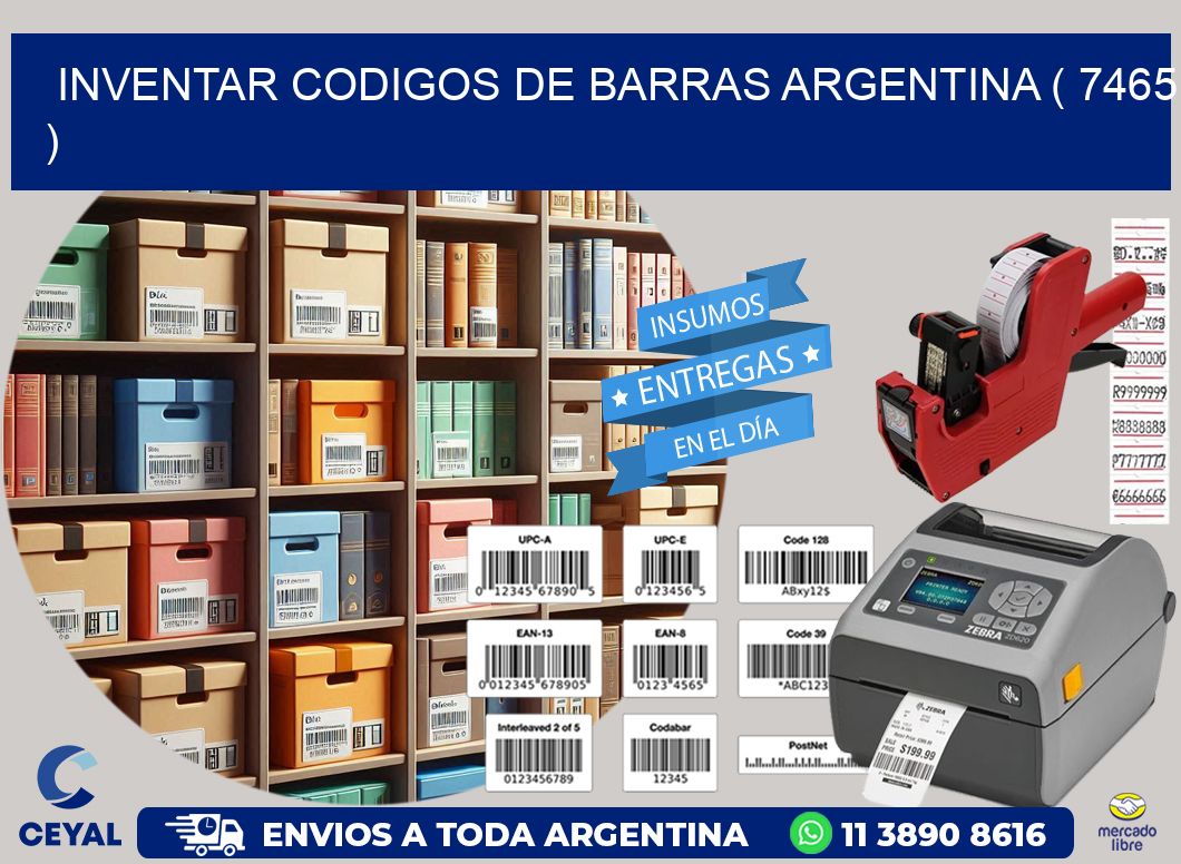 inventar codigos de barras argentina ( 7465 )