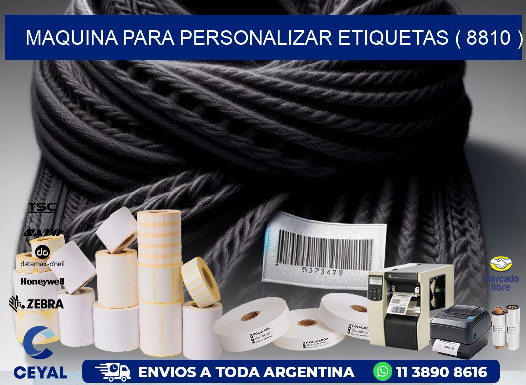 maquina para personalizar etiquetas ( 8810 )