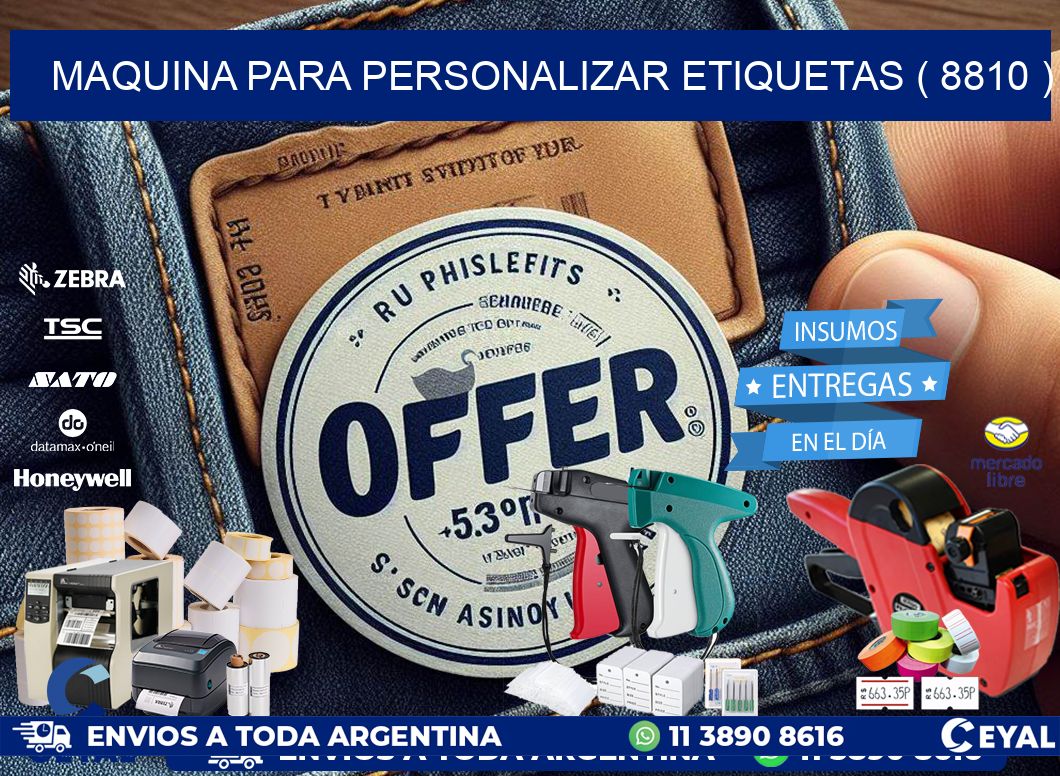 maquina para personalizar etiquetas ( 8810 )