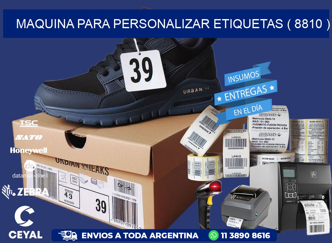 maquina para personalizar etiquetas ( 8810 )
