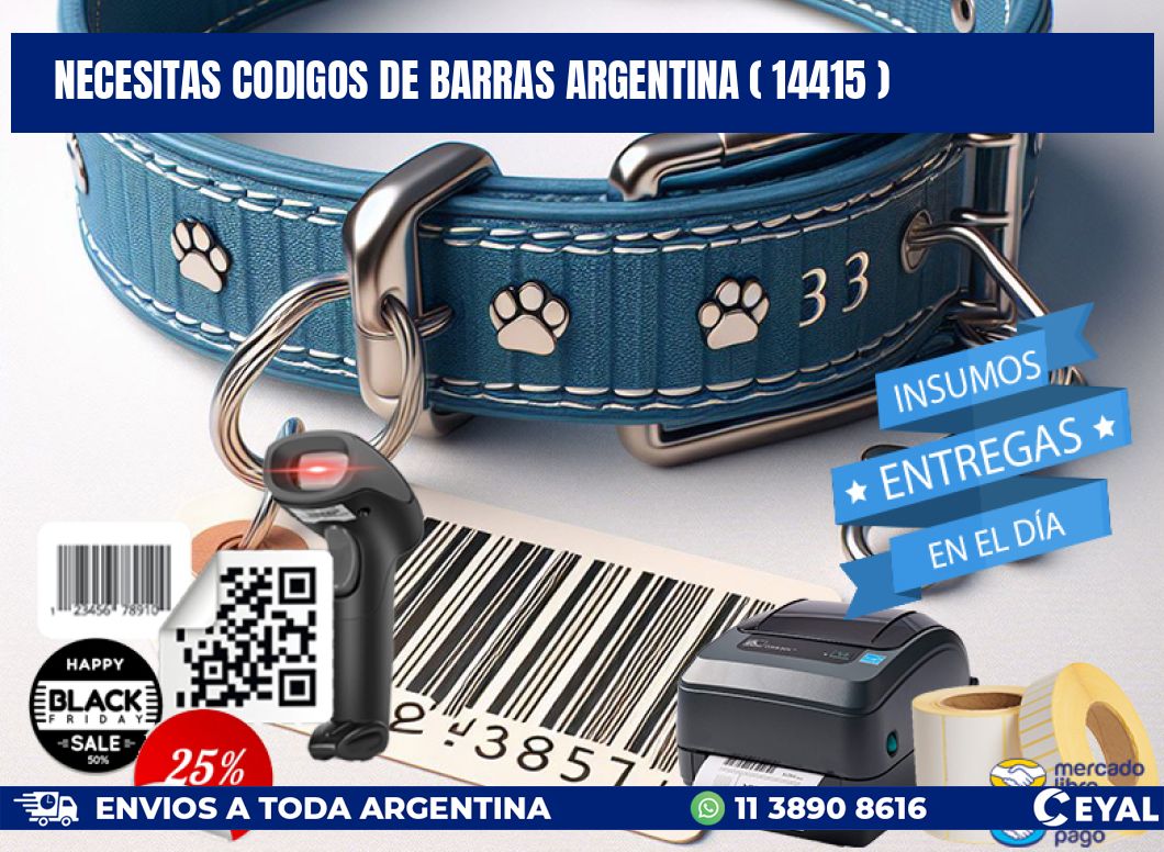 necesitas codigos de barras argentina ( 14415 )