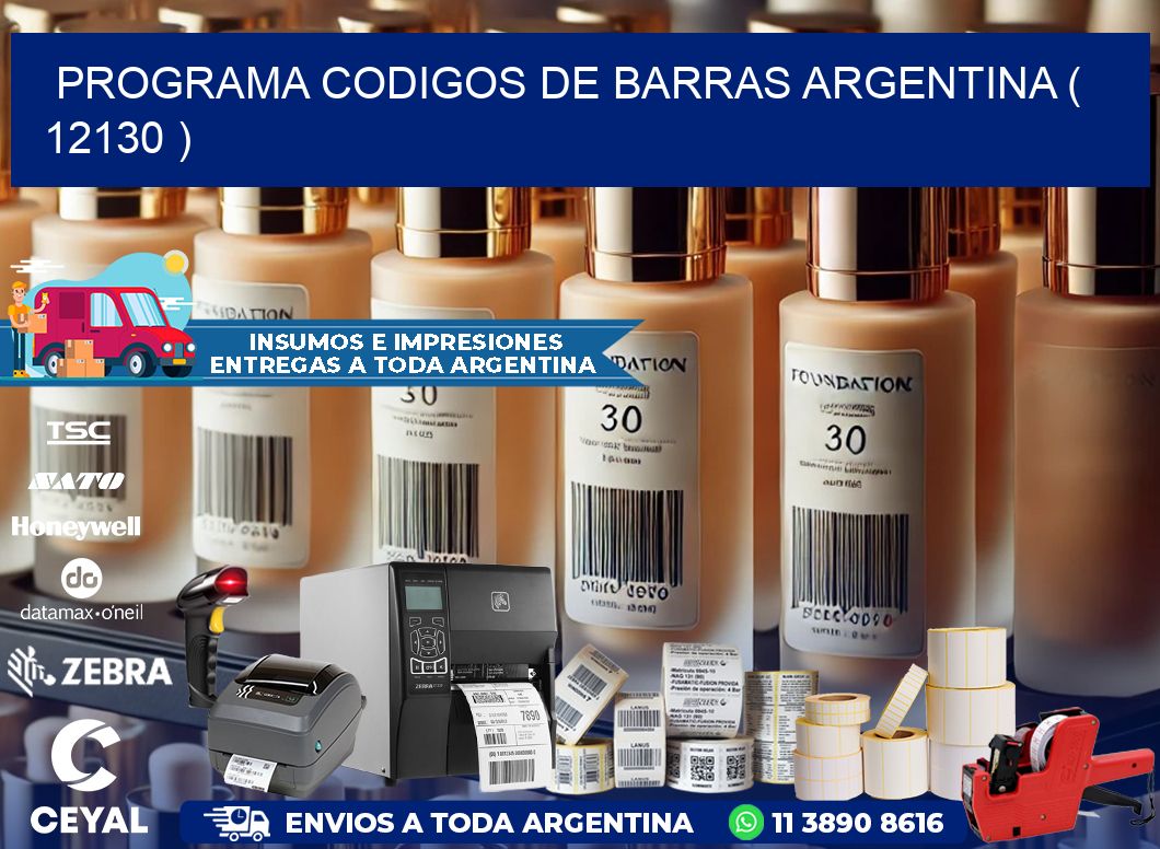 programa codigos de barras argentina ( 12130 )