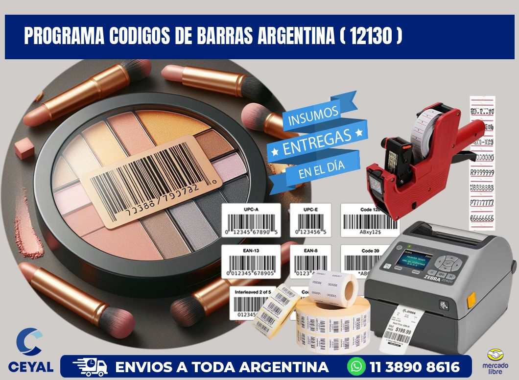 programa codigos de barras argentina ( 12130 )