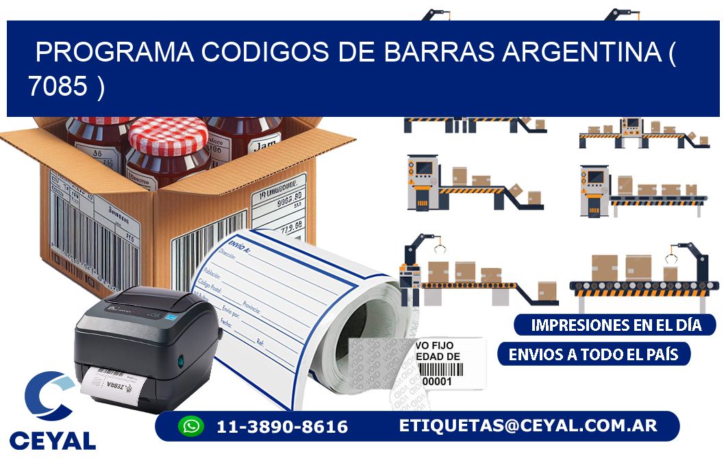 programa codigos de barras argentina ( 7085 )