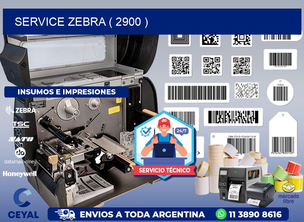 service zebra ( 2900 )