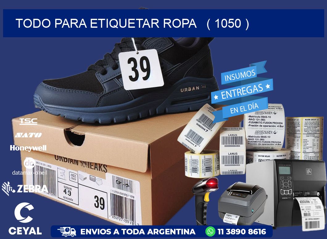 todo para etiquetar ropa   ( 1050 )