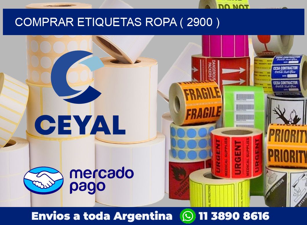 COMPRAR ETIQUETAS ROPA ( 2900 )