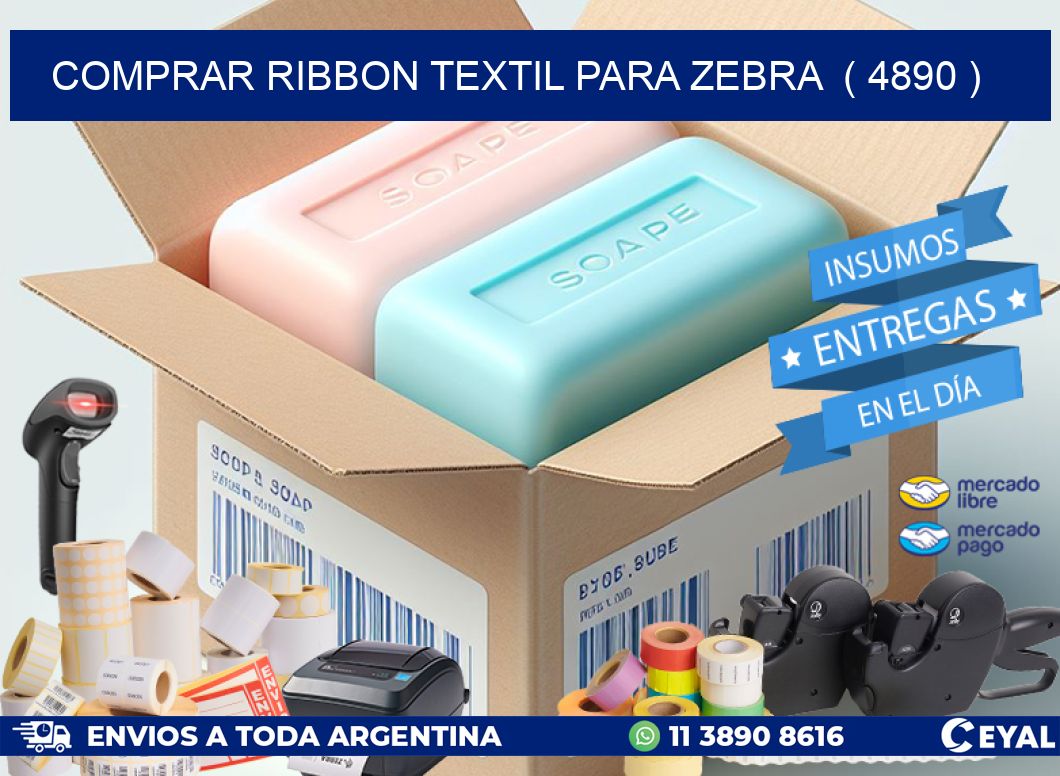 COMPRAR RIBBON TEXTIL PARA ZEBRA  ( 4890 )