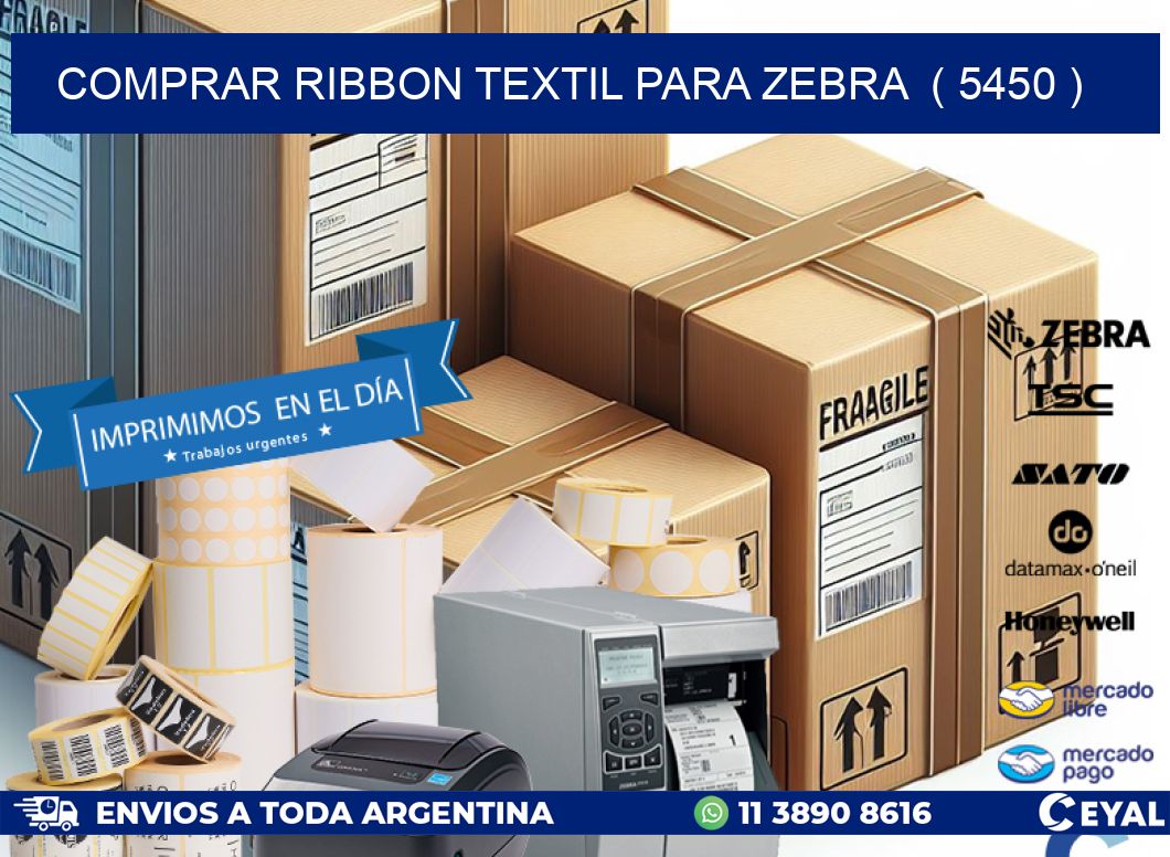 COMPRAR RIBBON TEXTIL PARA ZEBRA  ( 5450 )