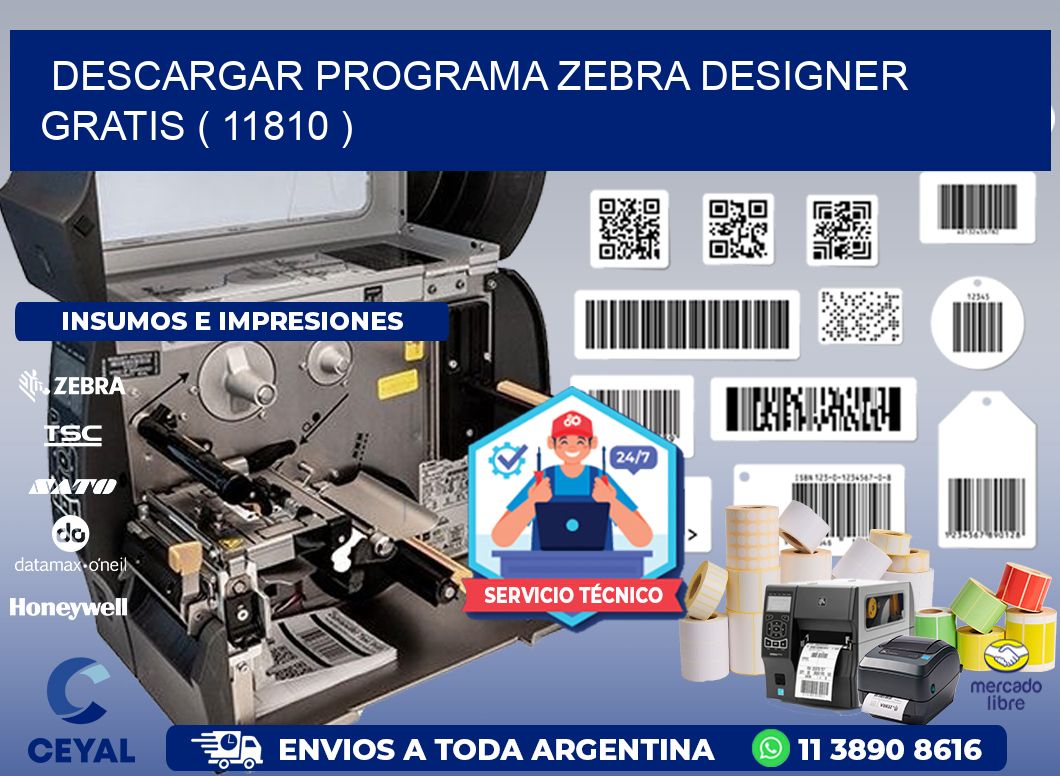 DESCARGAR PROGRAMA ZEBRA DESIGNER GRATIS ( 11810 )