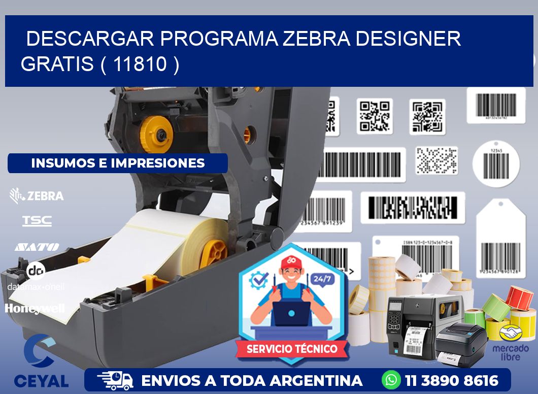 DESCARGAR PROGRAMA ZEBRA DESIGNER GRATIS ( 11810 )