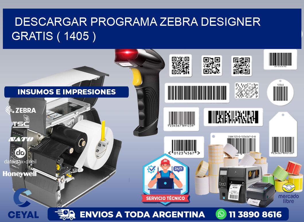 DESCARGAR PROGRAMA ZEBRA DESIGNER GRATIS ( 1405 )